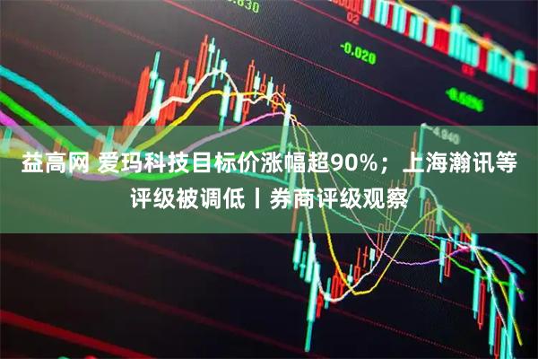益高网 爱玛科技目标价涨幅超90%；上海瀚讯等评级被调低丨券商评级观察
