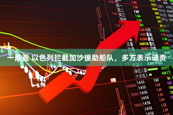 一鼎盈 以色列拦截加沙援助船队，多方表示谴责