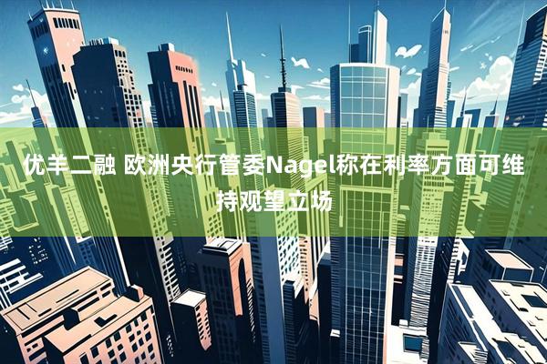 优羊二融 欧洲央行管委Nagel称在利率方面可维持观望立场